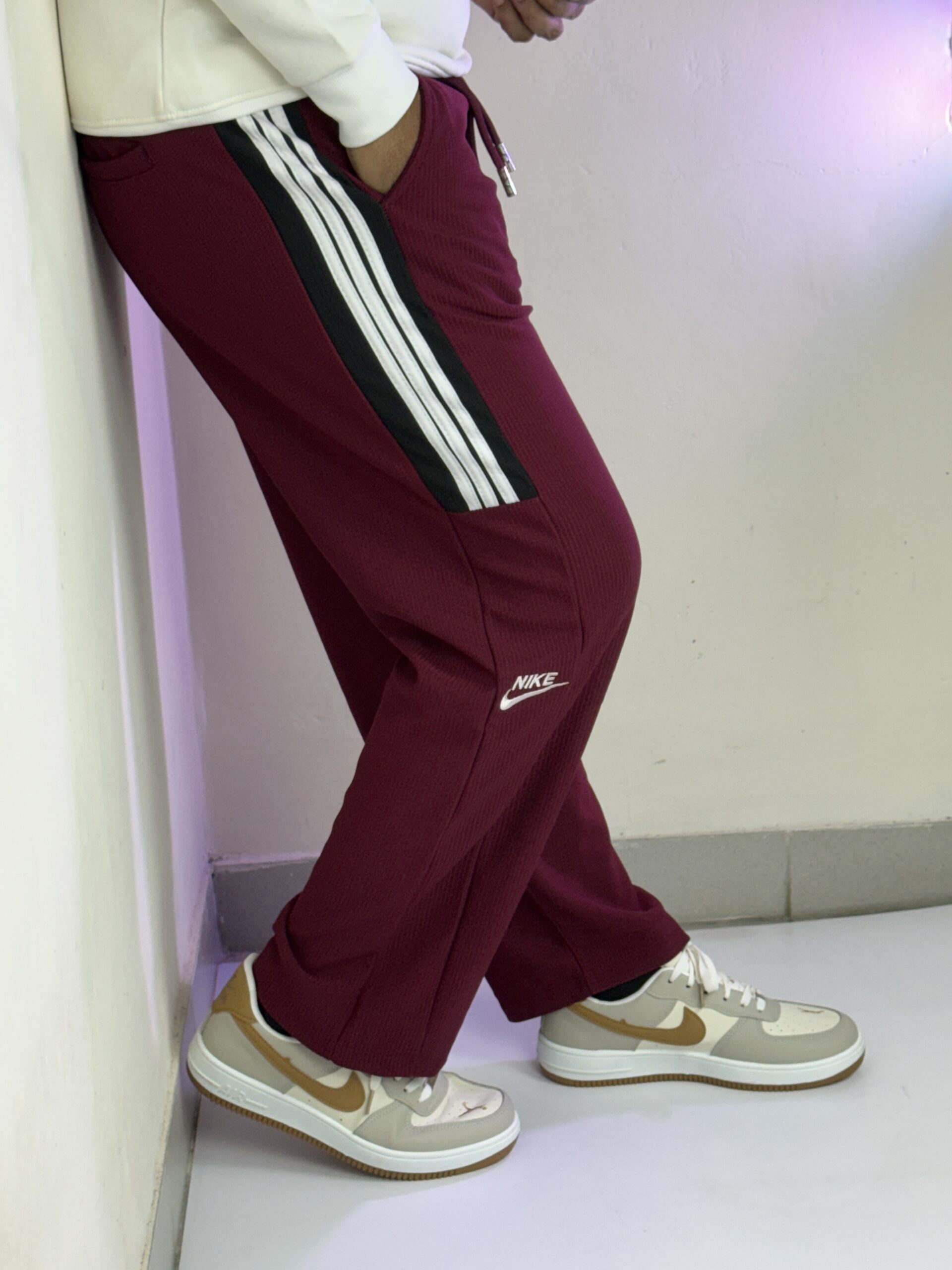 Men’s Baggy Trouser Maroon
