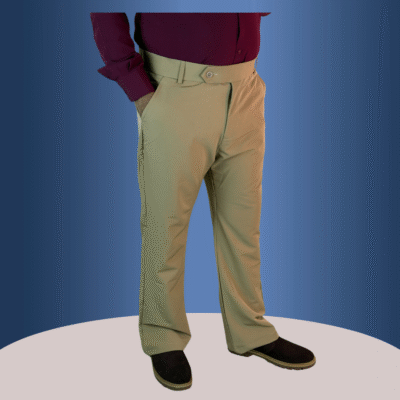 Men bootcut formal pants Khaki