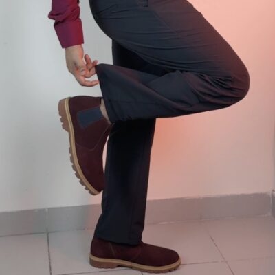 Alternative view of Men Sami Baggy formal pants Black