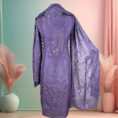 Rose Gold Premium Georgette 3 piece 102